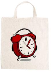  Óvodai jellel vászontáska 27x31x0, 3cm méretben óra piros jel