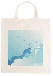  Óvodai jellel vászontáska 27x31x0, 3cm méretben sky ég madarakkal jel