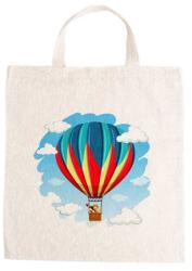  Óvodai jellel vászontáska 27x31x0, 3cm méretben hőlégballon jel