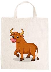  Óvodai jellel vászontáska 27x31x0, 3cm méretben bika jel