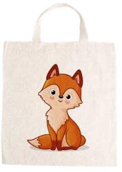  Óvodai jellel vászontáska 27x31x0, 3cm méretben róka 2 jel