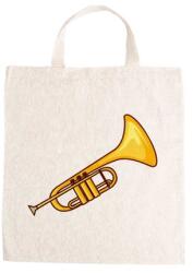  Óvodai jellel vászontáska 27x31x0, 3cm méretben trombita jel