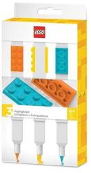 LEGO® Szövegkiemelő készlet, kétvégű, LEGO, 3 különböző szín (L51685) - tintasziget