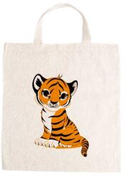  Óvodai jellel vászontáska 27x31x0, 3cm méretben tigris jel