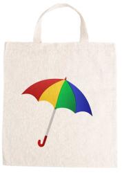  Óvodai jellel vászontáska 27x31x0, 3cm méretben esernyő színes jel