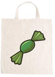  Óvodai jellel vászontáska 27x31x0, 3cm méretben szazloncukor zöld jel