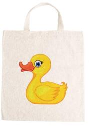  Óvodai jellel vászontáska 27x31x0, 3cm méretben kacsa kék szemű jel