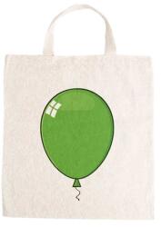  Óvodai jellel vászontáska 27x31x0, 3cm méretben lufi zöld jel