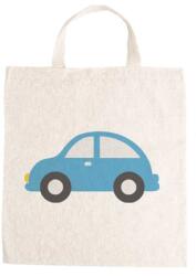  Óvodai jellel vászontáska 27x31x0, 3cm méretben autó kék A jel