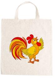  Óvodai jellel vászontáska 27x31x0, 3cm méretben kakas jel