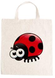  Óvodai jellel vászontáska 27x31x0, 3cm méretben katica B jel