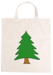  Óvodai jellel vászontáska 27x31x0, 3cm méretben fenyőfa jel