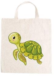  Óvodai jellel vászontáska 27x31x0, 3cm méretben teknős 2 jel