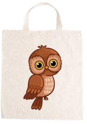  Óvodai jellel vászontáska 27x31x0, 3cm méretben bagoly-3 jel