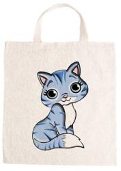  Óvodai jellel vászontáska 27x31x0, 3cm méretben cica cirmos jel