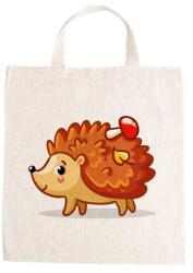  Óvodai jellel vászontáska 27x31x0, 3cm méretben süni gombával jel