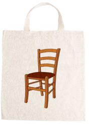  Óvodai jellel vászontáska 27x31x0, 3cm méretben szék jel