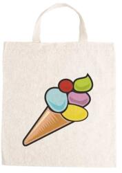  Óvodai jellel vászontáska 27x31x0, 3cm méretben fagyi jel