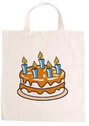  Óvodai jellel vászontáska 27x31x0, 3cm méretben torta jel