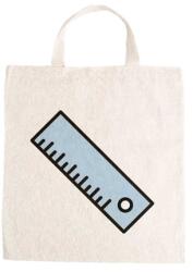  Óvodai jellel vászontáska 27x31x0, 3cm méretben vonalzó jel