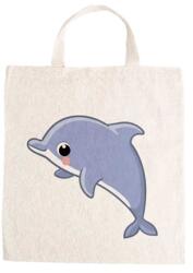  Óvodai jellel vászontáska 27x31x0, 3cm méretben delfin jel