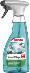 SONAX Műszerfalápoló, matt pumpás spray, óceánfriss illatú 500 ml, SONAX CockpitPfleger Matteffect Ocean-fresh