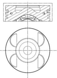 MAHLE Piest MAHLE 001 PI 00105 000 (001 PI 00105 000)