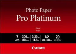 Canon PT-101 Photo Paper Pro Platinum A2 (300g) 20 lap/doboz (97004404) (97004404)