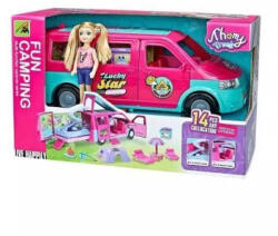 Kempingautó játékszett babával - 11 db-os (247774)