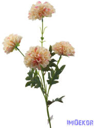  Krizantém 4 fejes szálas selyemvirág 80cm - Cirmos