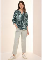 CECIL OTLT Blúz - Printed Softwave Splitneck Blo 2504