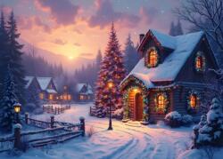 Bluebird Puzzle - Puzzle Christmas Cottage - 500 piese