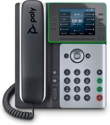 HP Poly Edge E320 IP Phone and PoE-enabled IP telefon Fekete 8 sorok IPS (82M88AA) (82M88AA)
