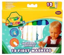 Crayola 12 db tompa hegyű vastag lemosható filctoll (8325) - hellojatek