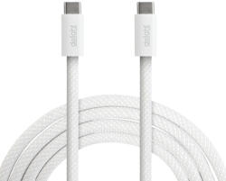  Notebook töltőkábel - adatkábel - Type-C / Type-C - fehér - 1 m - 5 A - 240 W (55555WH-1)