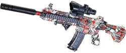 Sunny Blaster M416, méretarányos vízzselés BB támadó puska tartozékokkal, piros színben (Medium M416)