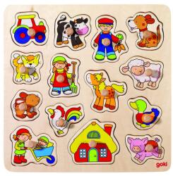 Goki Fogantyús fa kirakó, traktor