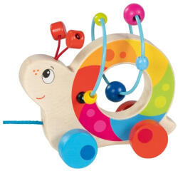 Goki Húzogatós játék csiga és golyóvezető