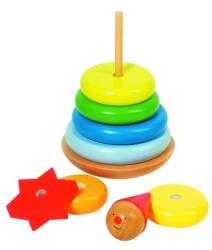 Goki Toronyépítő montesszori fajáték, csillag