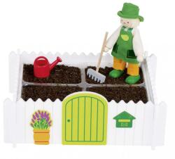 Goki Fa játék virágoskert kiegészítőkkel