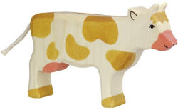 Holztiger Fa játék állatok - tehén, barna, álló
