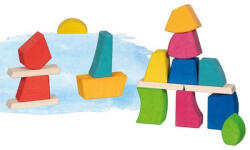 Goki Fa építőjáték, hajó 14 db-os készlet