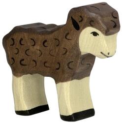 Holztiger Fa játék állatok - bárány, fekete