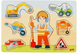 Goki Fogantyús fa kirakó, építőmunkás