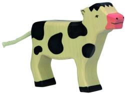 Holztiger Fa játék állatok - borjú, fekete, álló