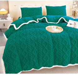Cocolino Lenjerie Cocolino Cu Margine Pentru Pat Dublu, 4 Piese, Verde - DNA273 Lenjerie de pat