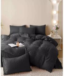 Finet PREMIUM Lenjerie de Pat Finet Jacquard PREMIUM, Pat Dublu, 6 Piese, Gri Fume -JO182 Lenjerie de pat