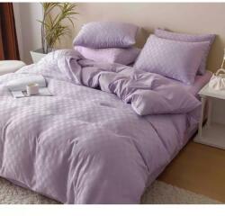 Finet PREMIUM Lenjerie de Pat Finet Jacquard PREMIUM, Pat Dublu, 6 Piese, Lila Deschis - JO191 Lenjerie de pat