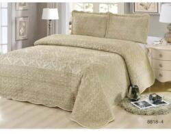Cioban Set Cuvertura Pat Catifea, Cream -LIM11 Lenjerie de pat