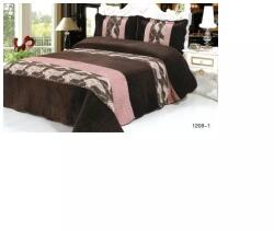 Cioban Set Cuvertura Pat din Matase si Catifea - LIM156 Lenjerie de pat